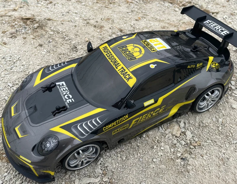 Detalle del diseño del coche