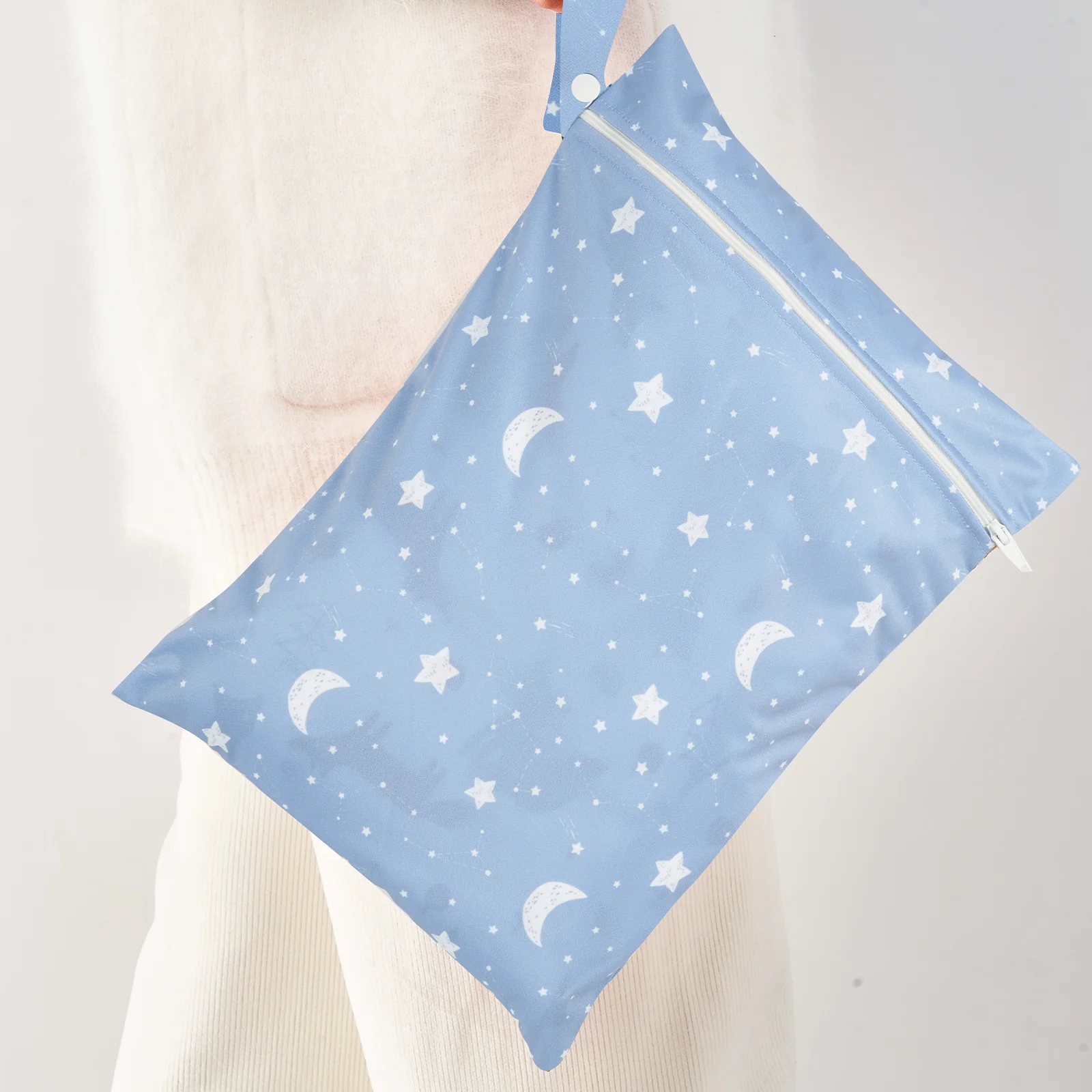 Elinfant Pañales lavables con absorbentes y bolsa portátil para bebés - imagen 2