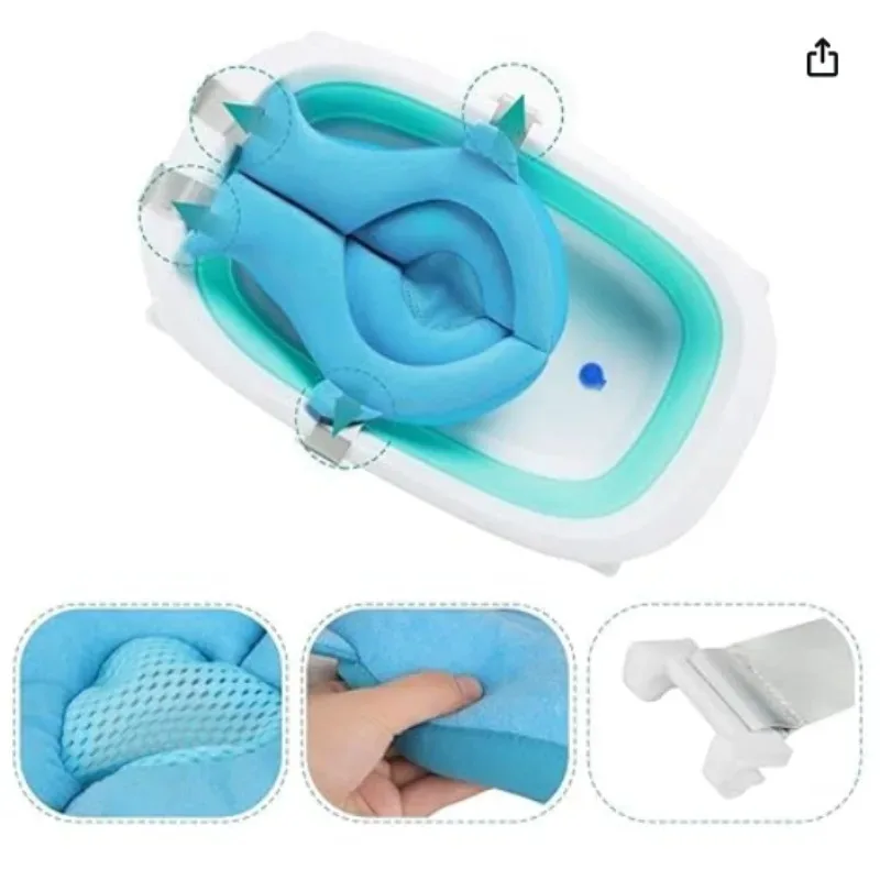 Eslinga de baño para bebé recién nacido con red soporte suave - imagen 2