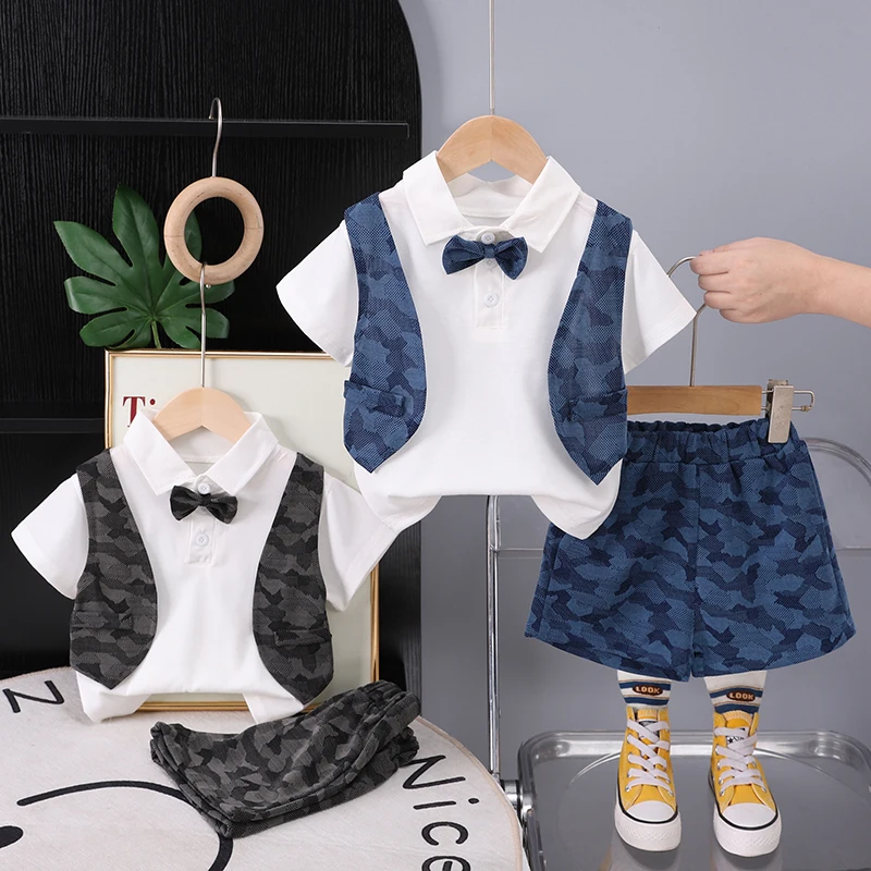Conjunto de verano para bebé: camiseta y pantalón corto - imagen 5