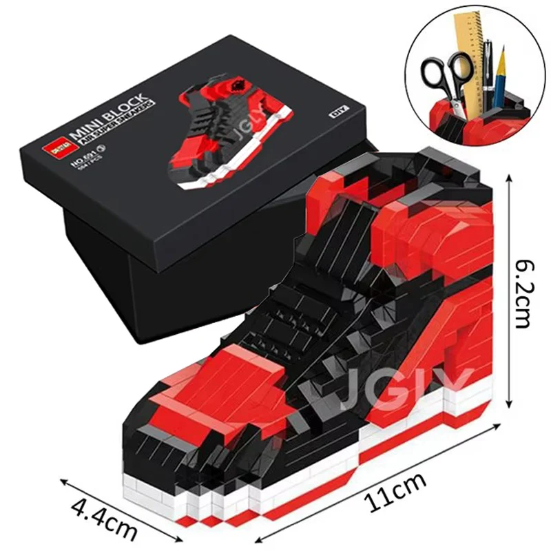Bloques de construcción zapatillas baloncesto Anime para niños - imagen 3