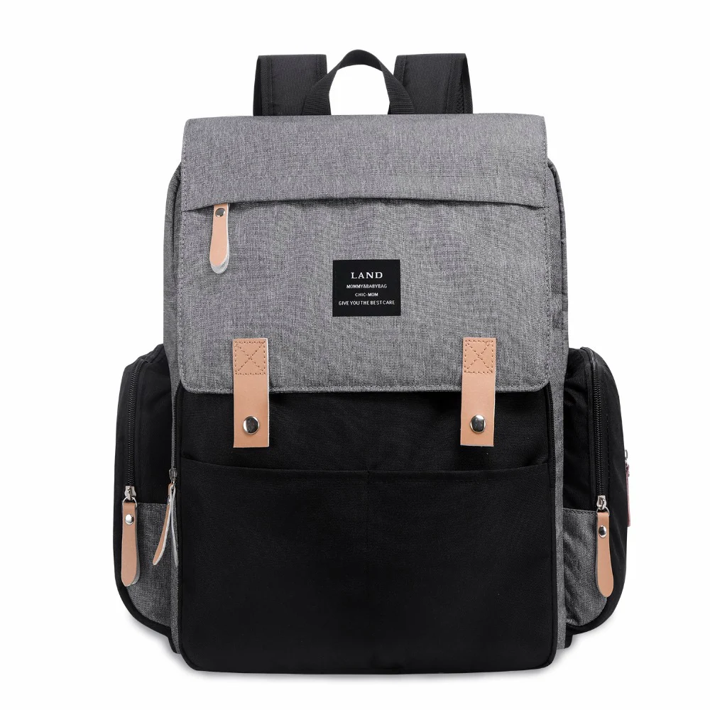 LAND Mommy Landuo bolsa de pañales con cambiador y gran capacidad - imagen 2