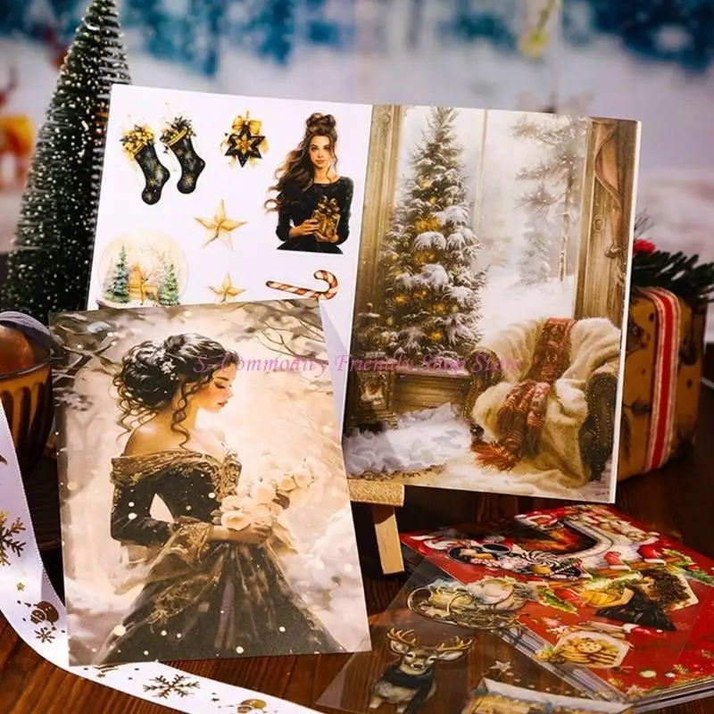 Pegatinas navideñas para manualidades y álbumes de recortes - imagen 5