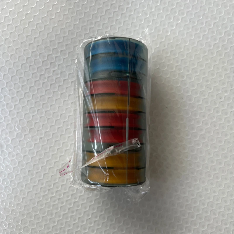 Caja de sedal silicona doble bobinado arcoíris - Accesorio pesca - imagen 4