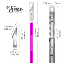 Cuchillos de precisión para manualidades Exacto colores