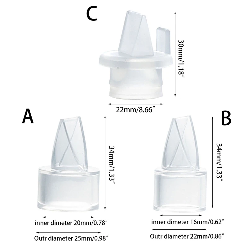 Válvula silicona tipo pato para extractores de leche universales - imagen 5