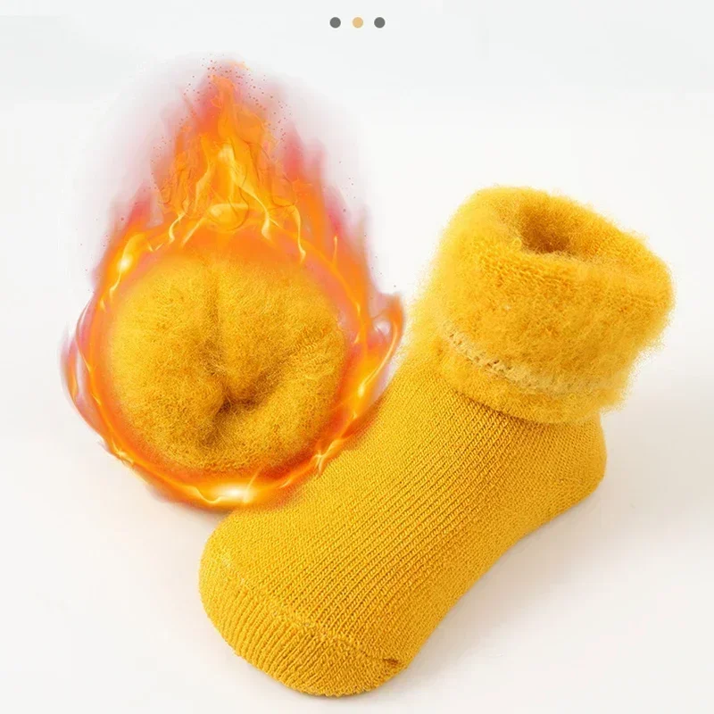 Calcetines térmicos invierno para bebé de algodón - imagen 3