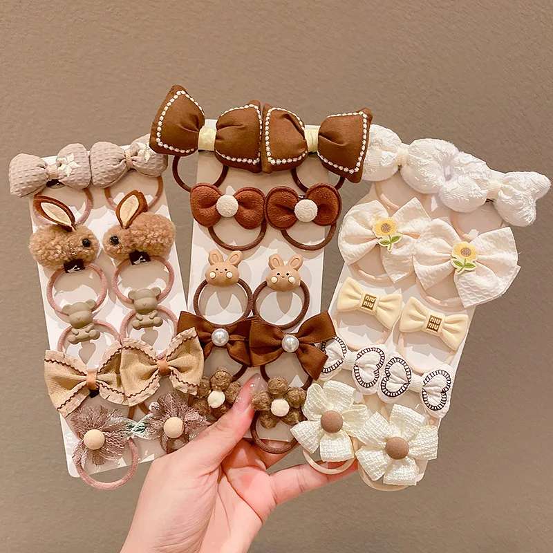 Diademas elásticas infantiles para niña – Tubulares de algodón - imagen 2