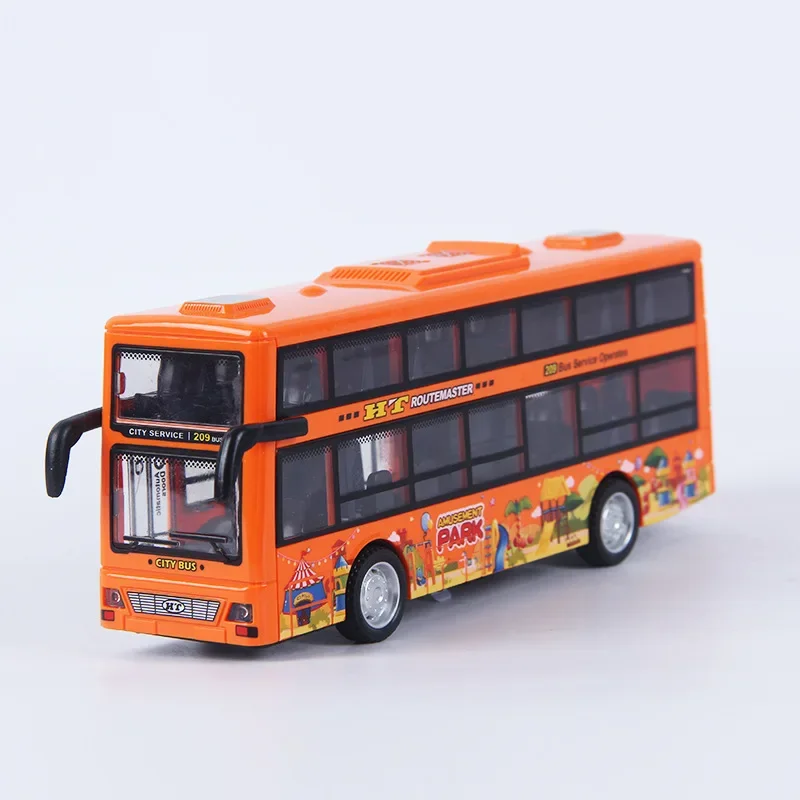 Autobús de dos pisos a fricción con luz - Colección infantil - imagen 3