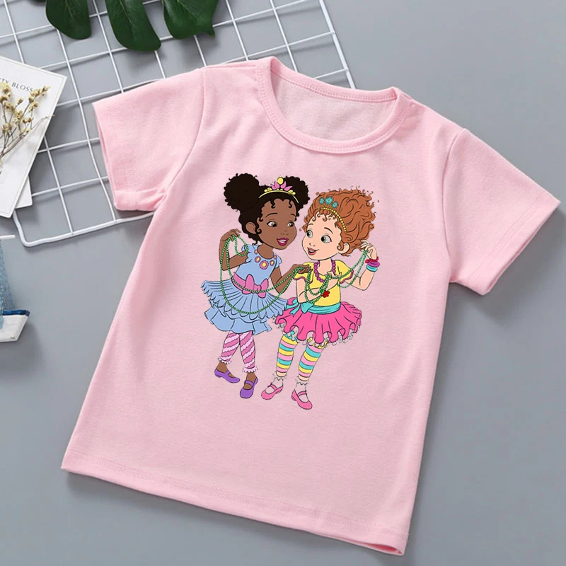 Camiseta kawaii de algodón con estampado acuarela para niña verano - imagen 4