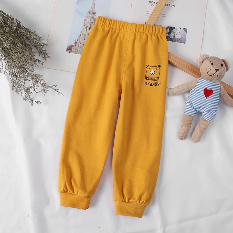 Pantalones de algodón para niños y niñas: chándal cómodo diario