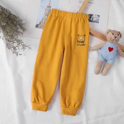 Pantalones de algodón para niños y niñas: chándal cómodo diario