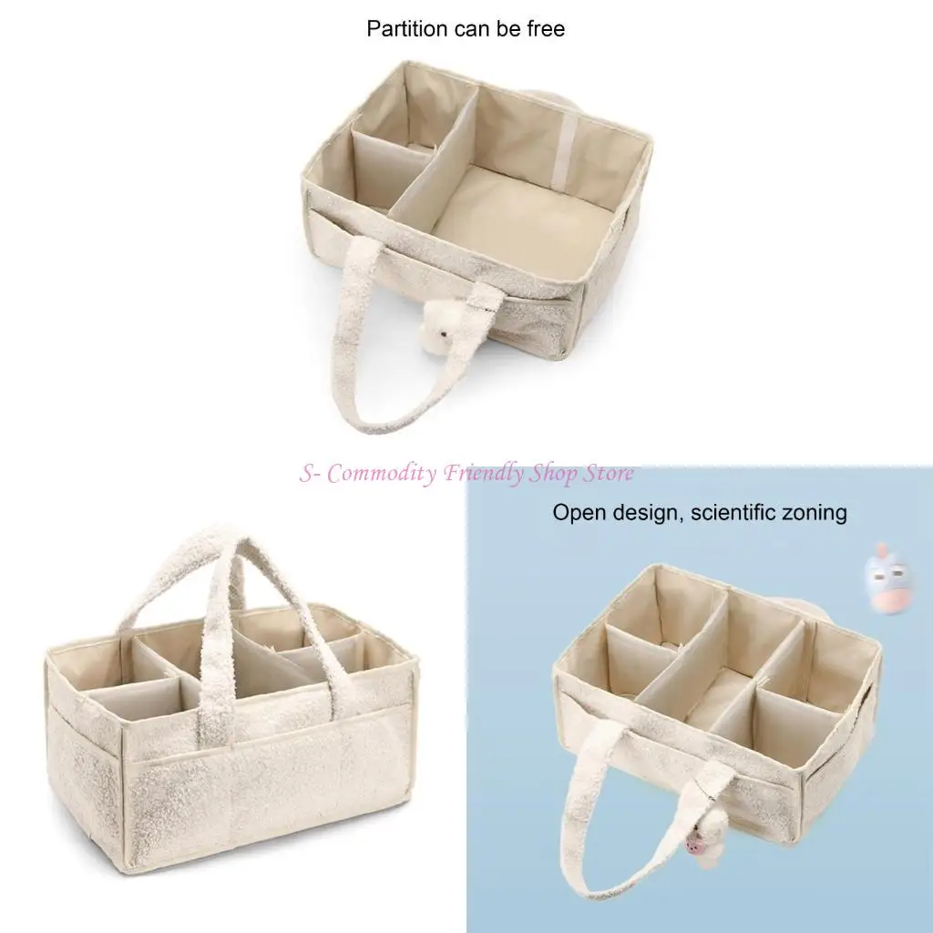 Bolsa de viaje para pañales con bolsillos y compartimentos
