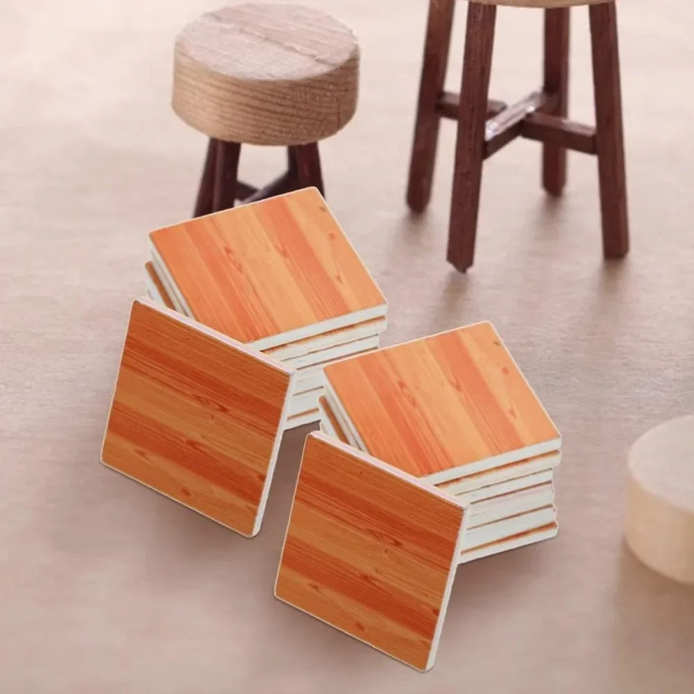 Baldosas para casa de muñecas estilo tablero de ajedrez - imagen 2