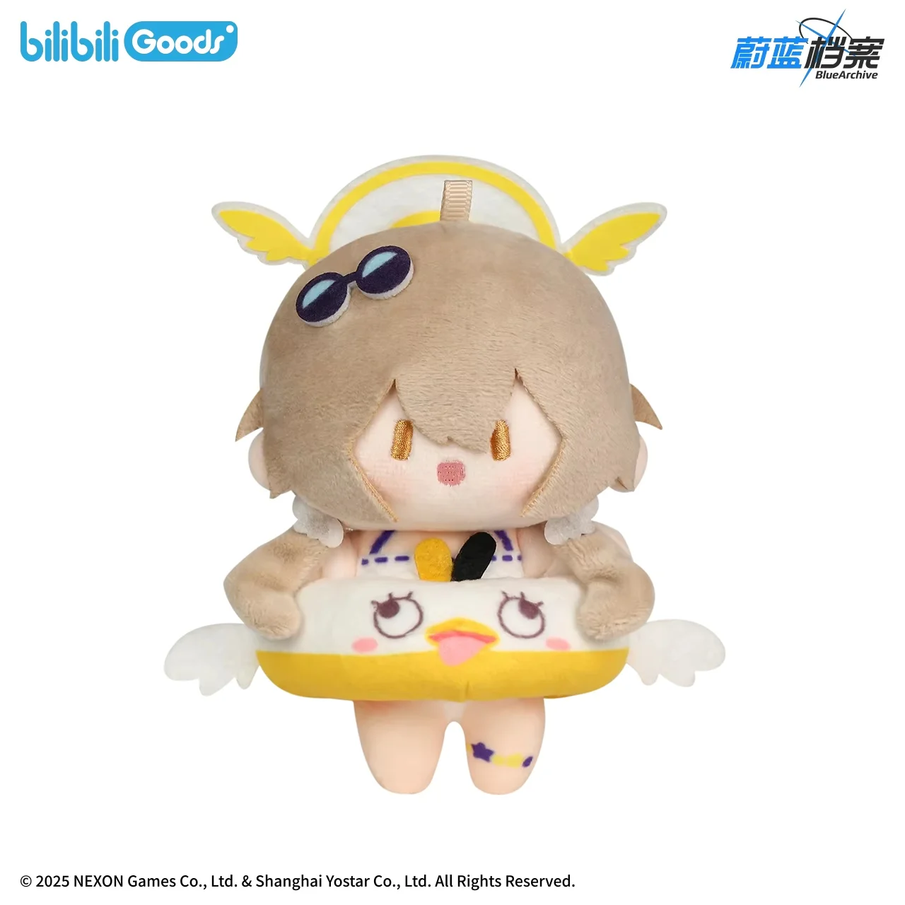 Blue Archive llavero de peluche colgante bañador para regalos - imagen 4