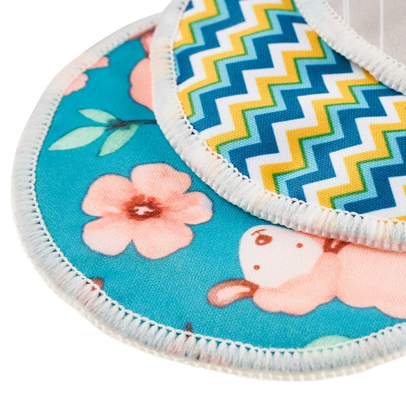 Almohadillas de lactancia de bambú lavables y reutilizables - imagen 4