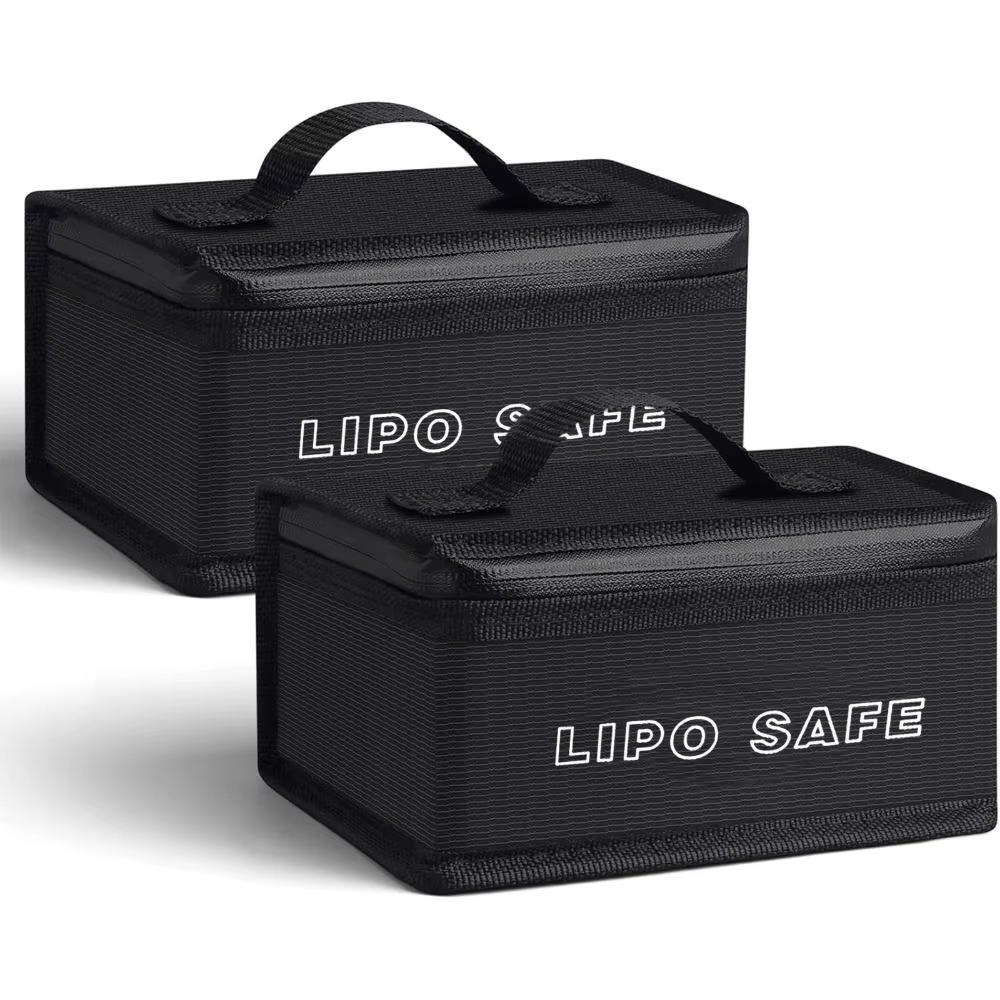 Bolsa ignífuga para baterías Lipo – Funda protectora antiexplosión