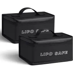 Bolsa ignífuga para baterías Lipo – Funda protectora antiexplosión