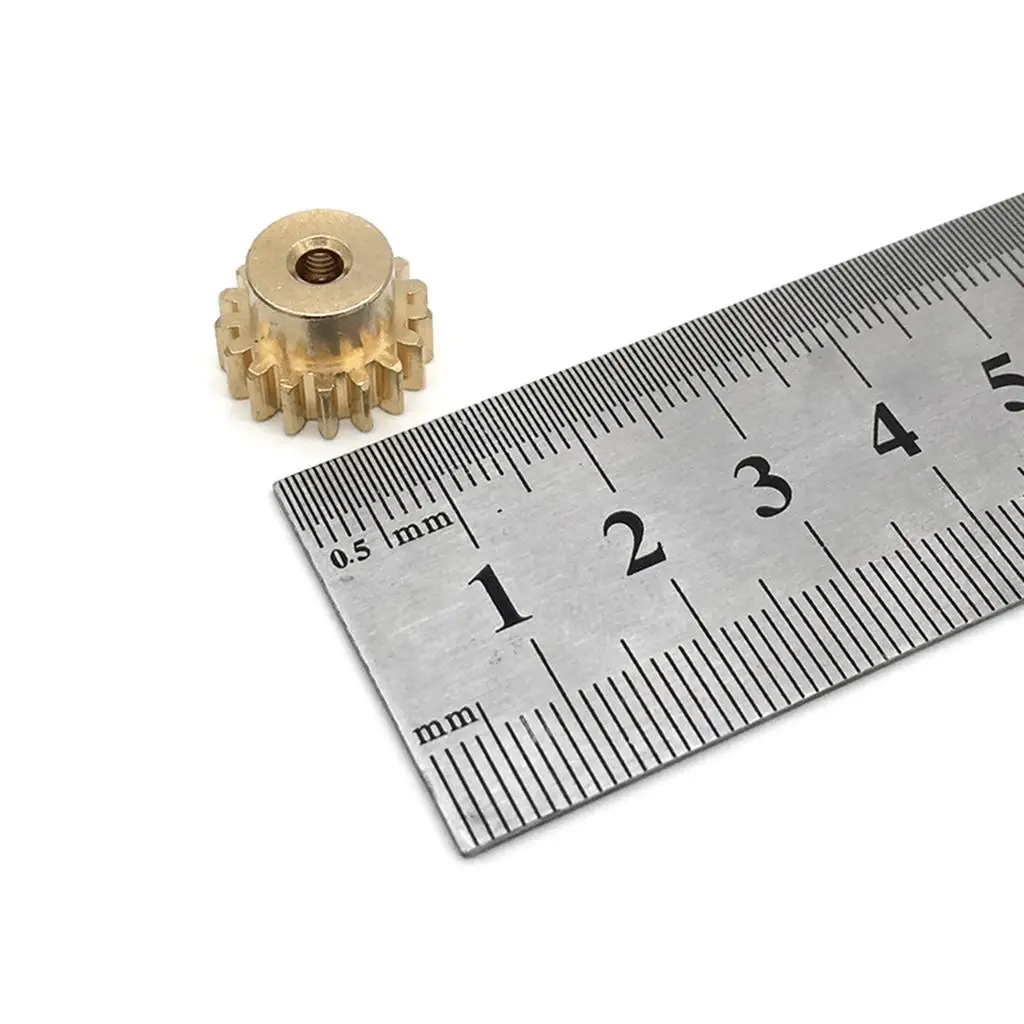 Piñón de motor metálico de precisión para ejes RC buggy y crawler - imagen 4