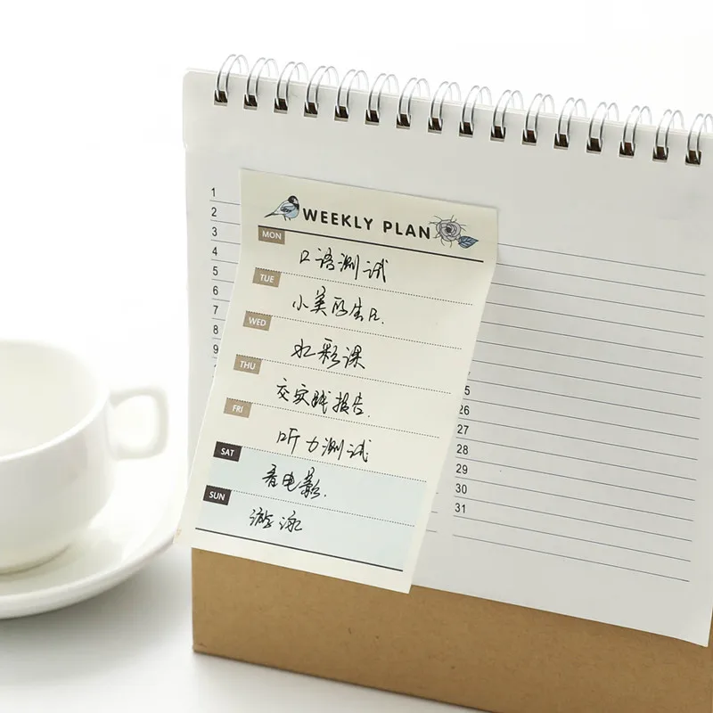 Planificador mensual Kawaii para niños - Agenda escolar - imagen 5
