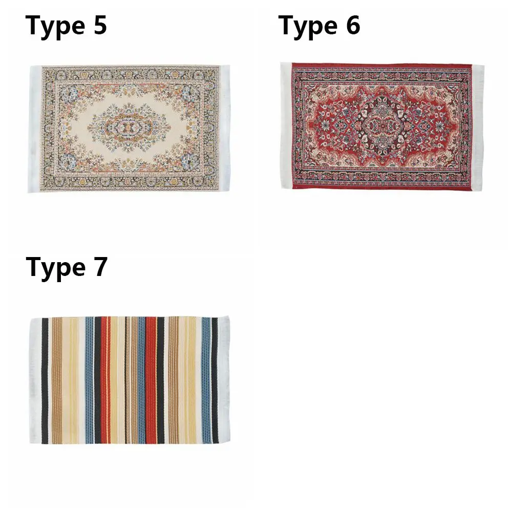 Almohada floral tejida para casa de muñecas - imagen 5