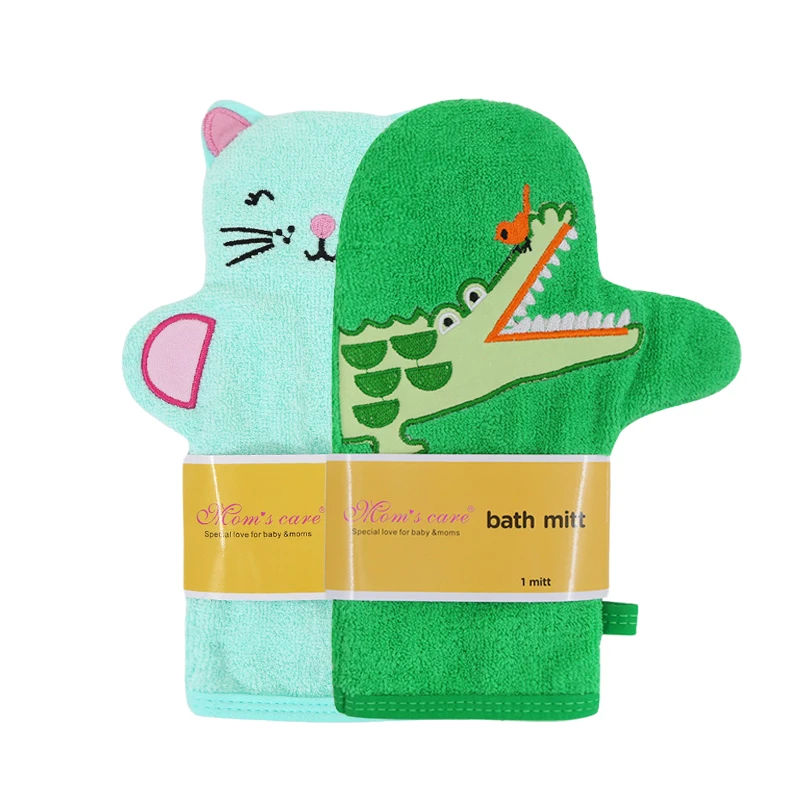 Nowborn toalla de baño bebé algodón con bordado animal - imagen 3