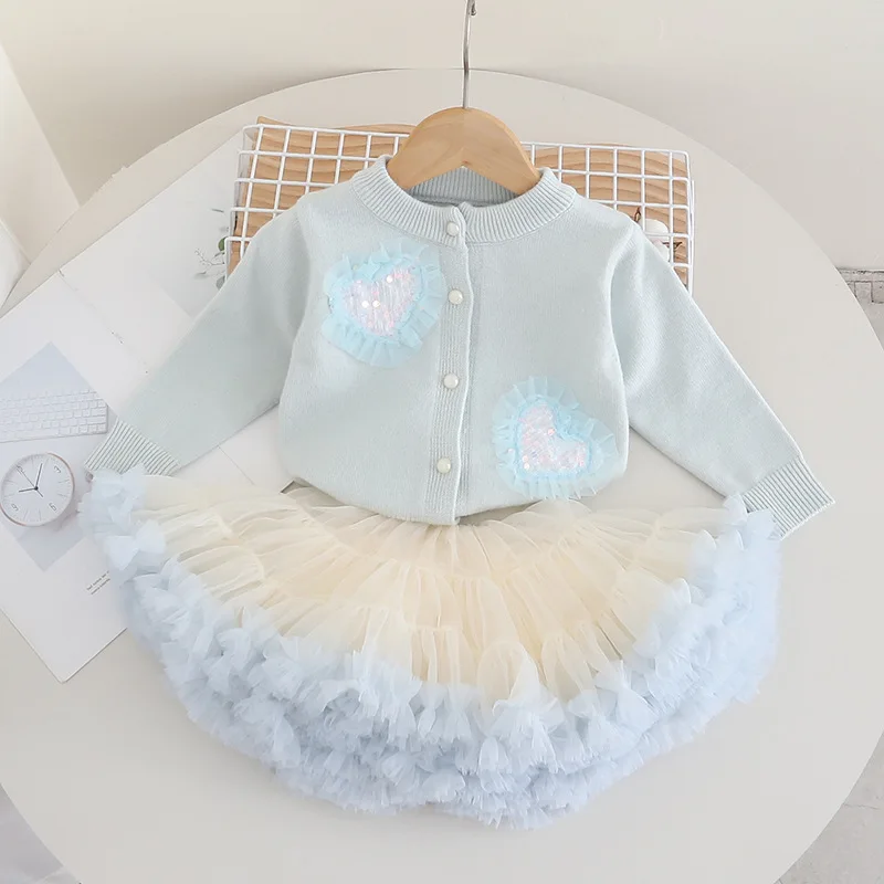 MILANCEL Falda gala de punto – Conjunto infantil para niña - imagen 5