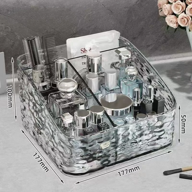 Organizador transparente PET para cosméticos, brochas y pintalabios - imagen 3