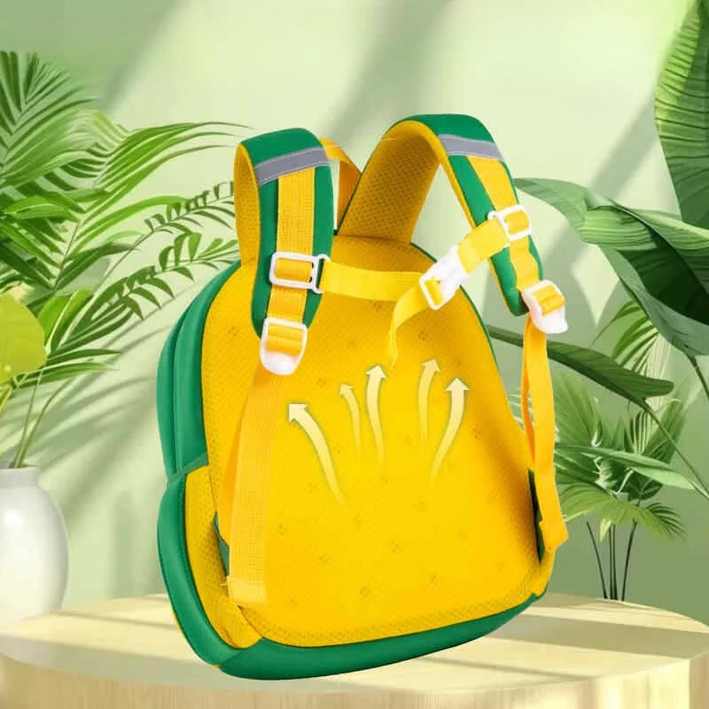 Mochila escolar ligera infantil de dinosaurios estilo Kawaii - imagen 2