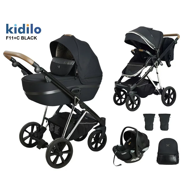 Cochecito Kidilo convertible de sentado a tumbado bidireccional