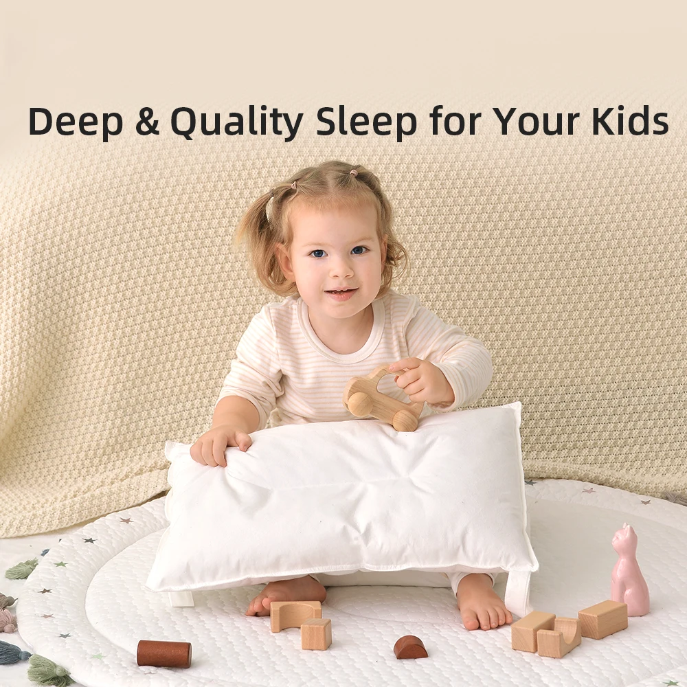 Almohada infantil Sunveno antiácaros lavable para niños - imagen 5