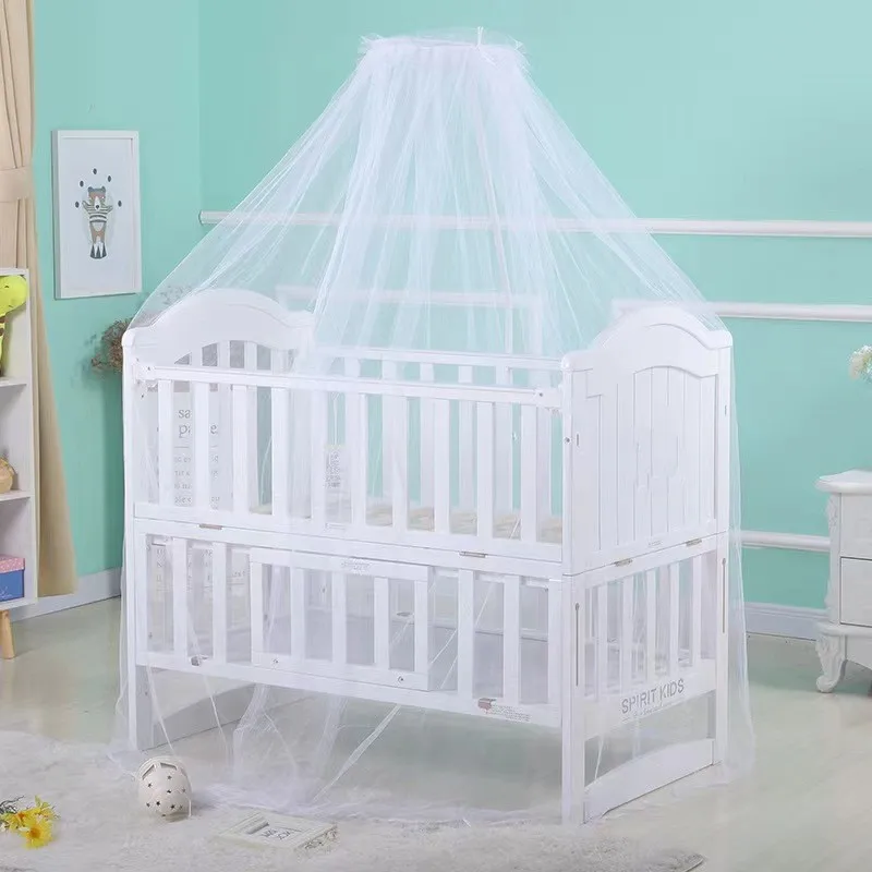 Mosquitera para cuna de bebé de malla plegable con encaje - imagen 2