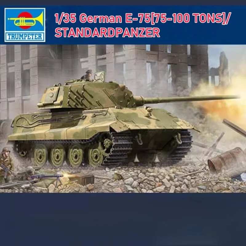 Maqueta de tanque alemán E-75 Standardpanzer para montar de Trumpeter