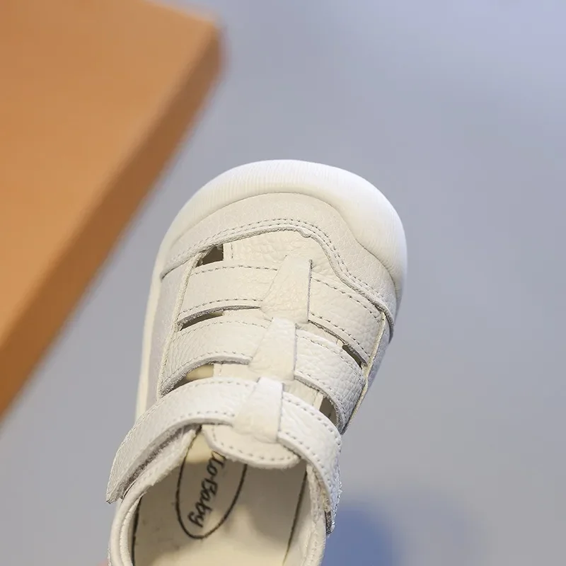 Sandalias de cuero para bebés con suela suave - verano cómodo - imagen 5