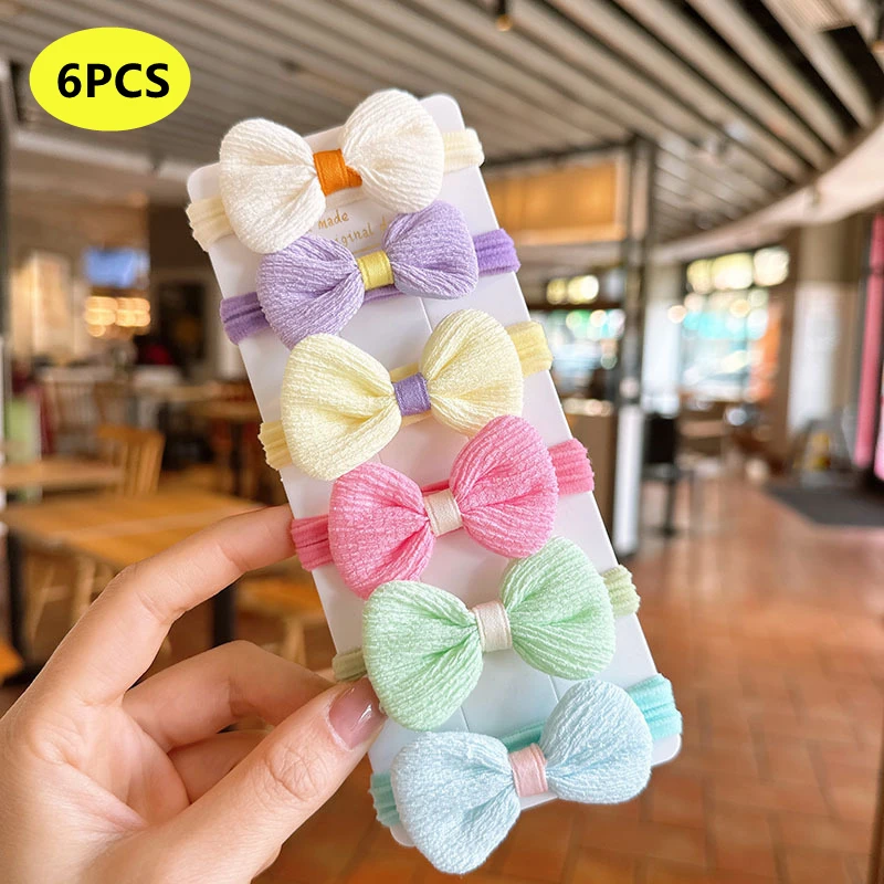 Bandas elásticas para el pelo de bebé y niñas – lazos suaves - imagen 5
