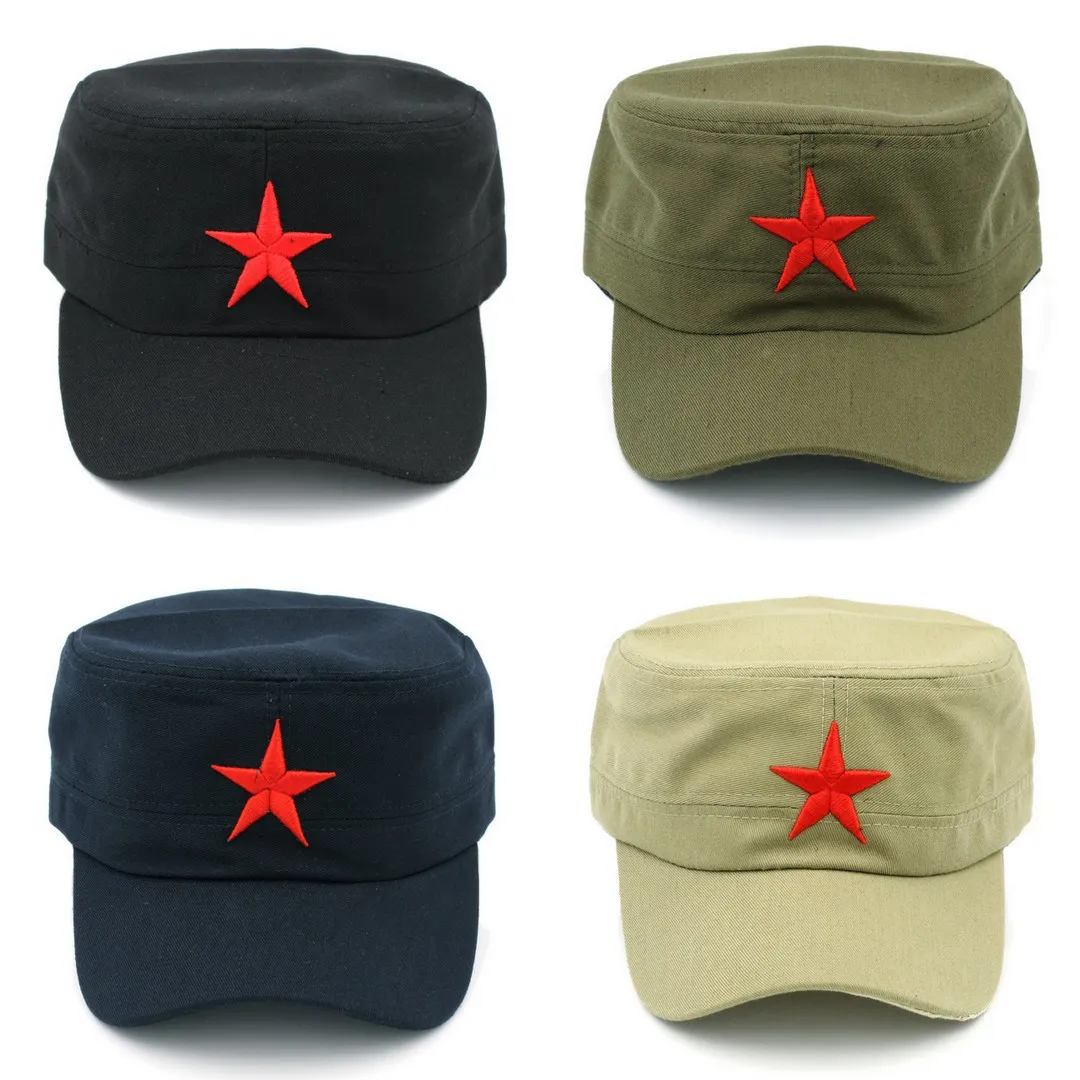 Gorra infantil de algodón para verano – Estilo militar con estrella