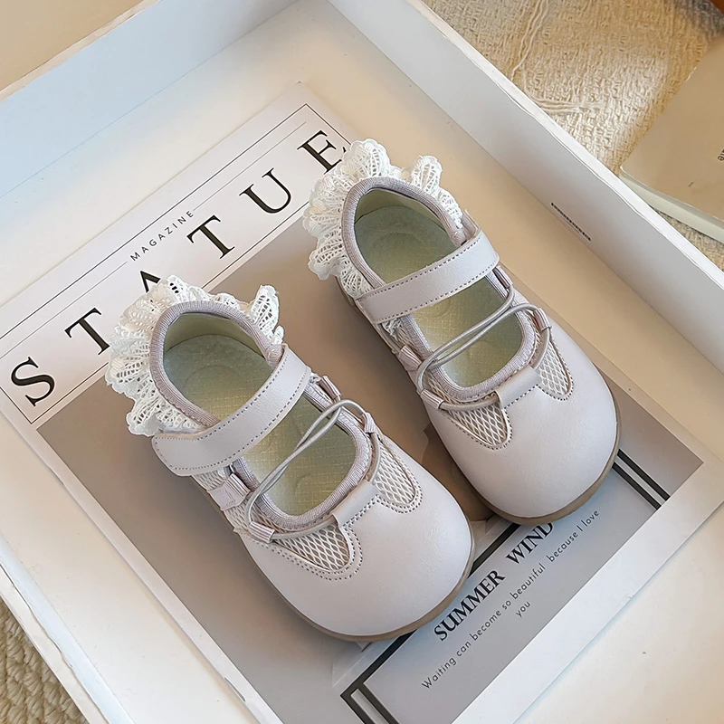 Zapatillas deportivas antideslizantes de malla transpirable para niña - imagen 2