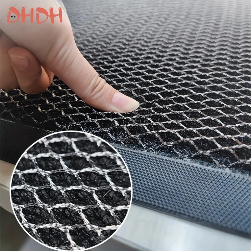Felpudo antideslizante impermeable de goma pesada con diseño malla - imagen 4