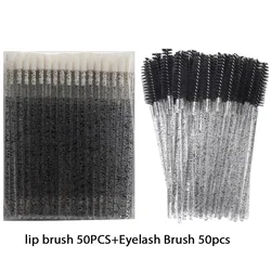 Aplicadores de pestañas desechables para maquillaje de labios y cejas