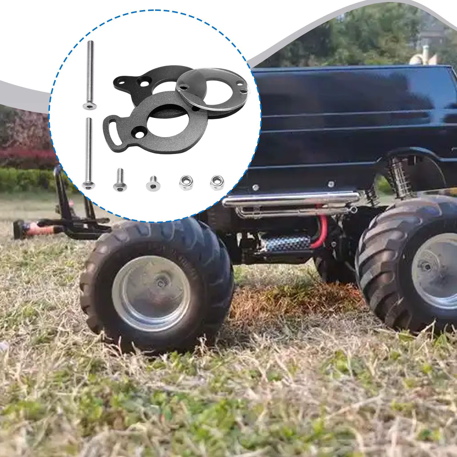 Kit de motor de aluminio para Tamiya CW-01