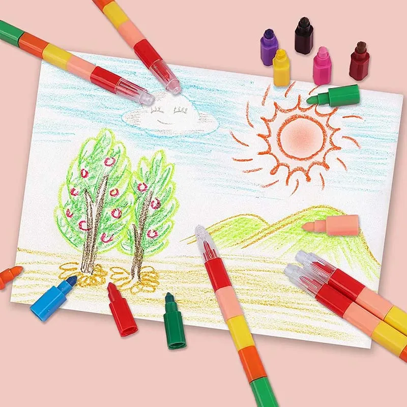 Crayones arcoíris para niños – Colores vivos - imagen 4
