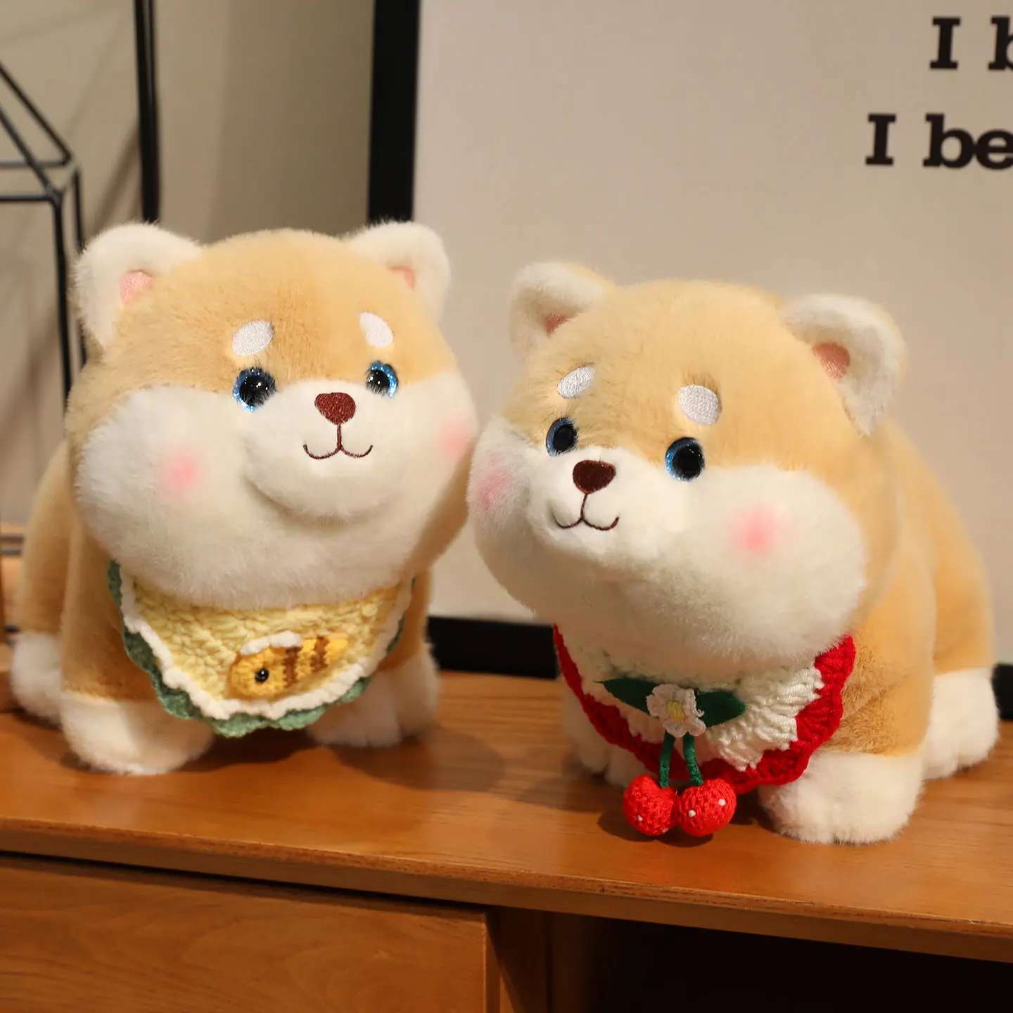 Peluche Shiba Inu de felpa suave
