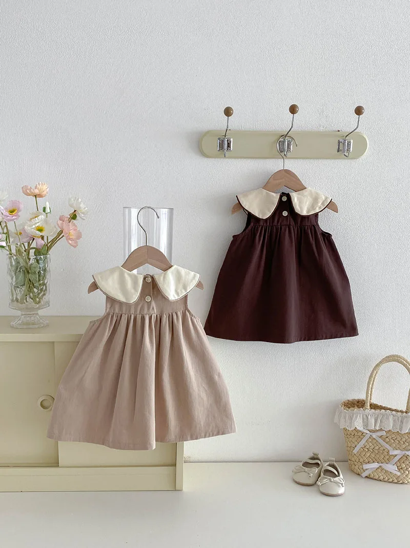 Vestido de verano sin mangas para niñas – estilo vintage princesa - imagen 5