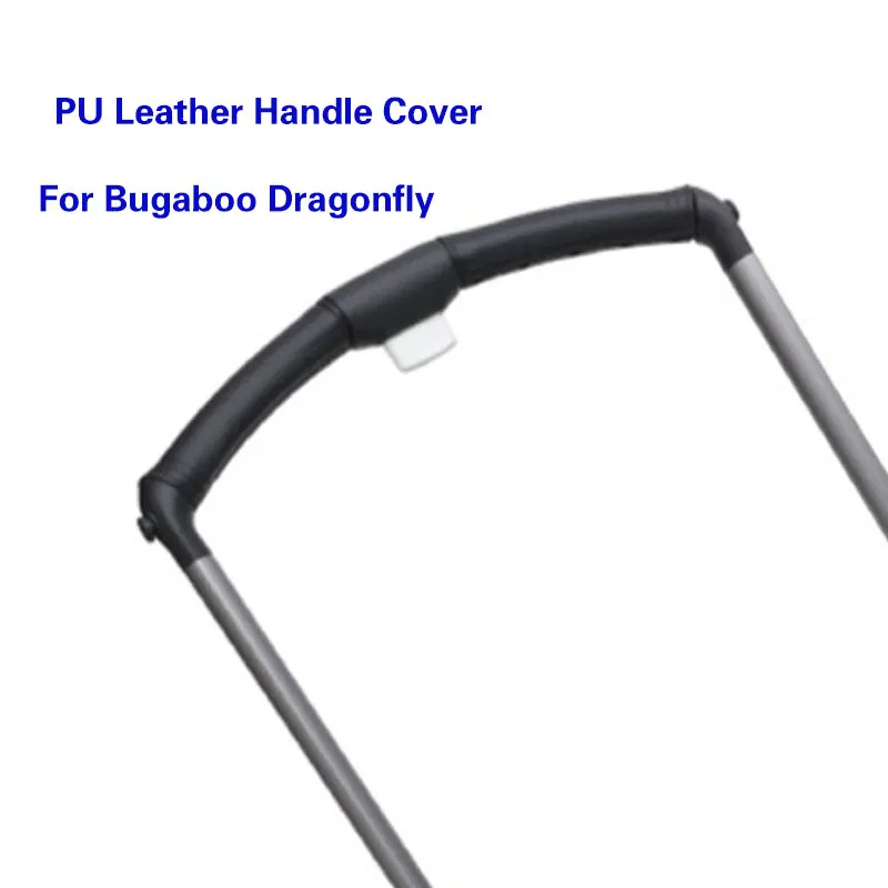 Bugaboo Dragonfly – Funda de cuero para reposabrazos de cochecito - imagen 4