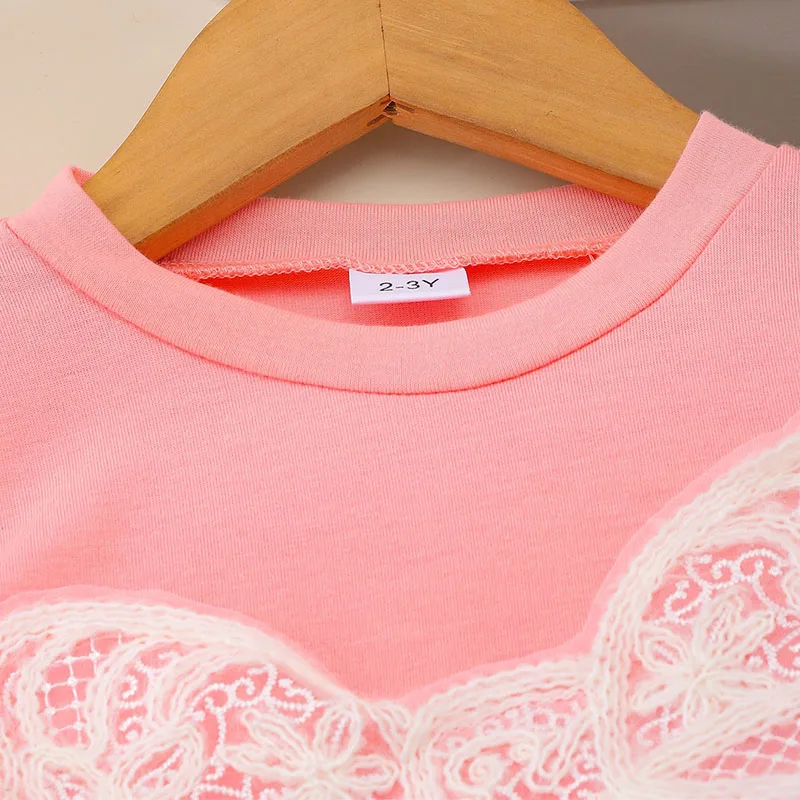 Conjunto verano bebé: top lazo algodón + vaqueros - imagen 2