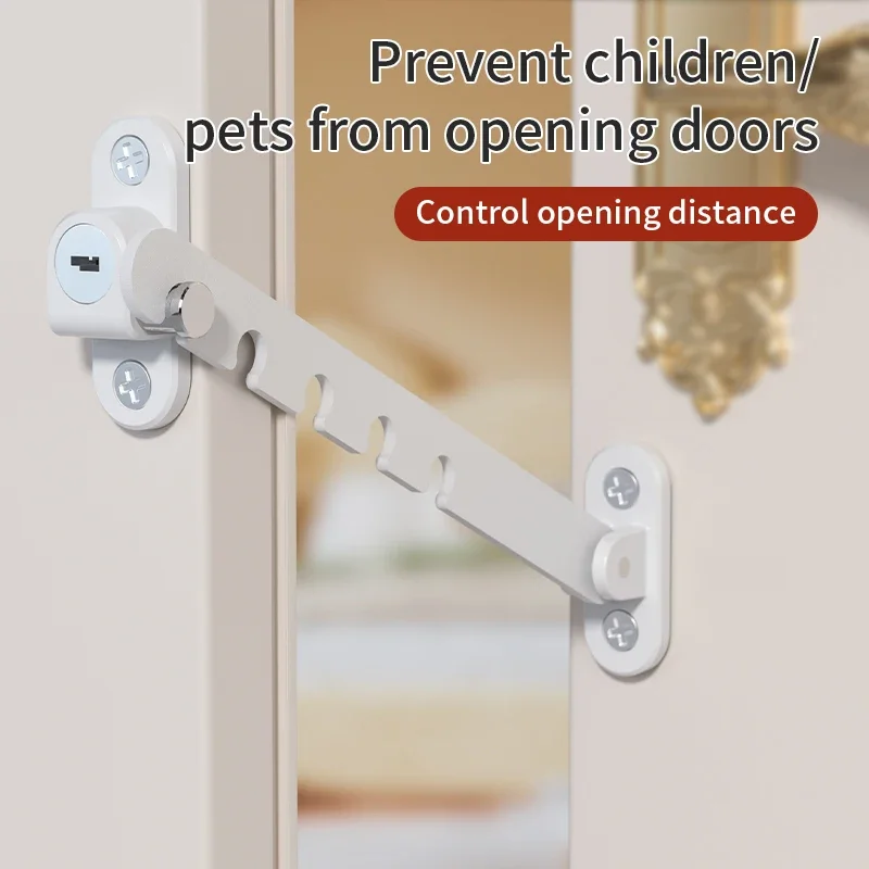 Seguro de ventana infantil ajustable, prevención de caídas - imagen 4