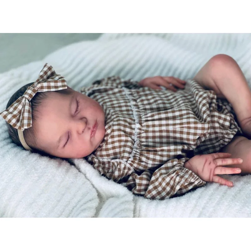 Muñeca Reborn Laura recién nacido piel 3D pintada a mano detallada - imagen 3