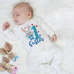Traje de Pascua para bebé: pelele, pijama y body con conejito