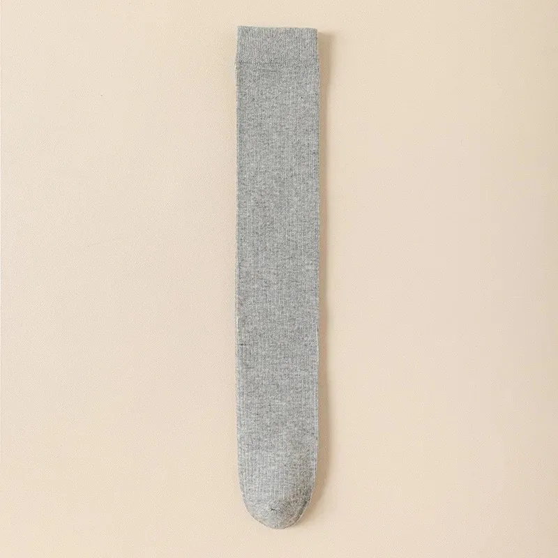 Calcetines altos hasta la rodilla blancos y negros sin costuras - imagen 2