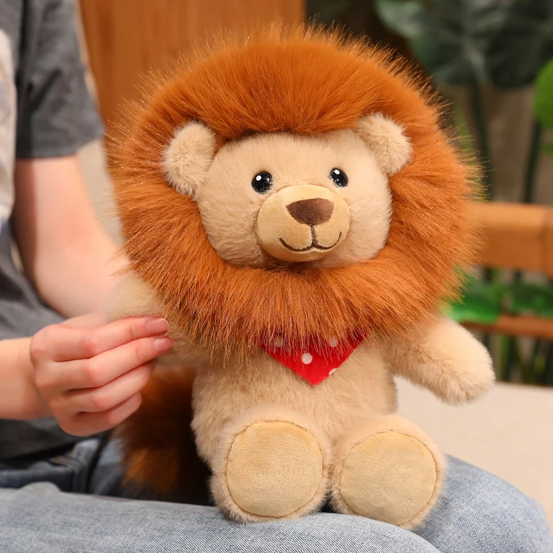 Peluche de león Kawaii suave para decoración de habitación - imagen 4